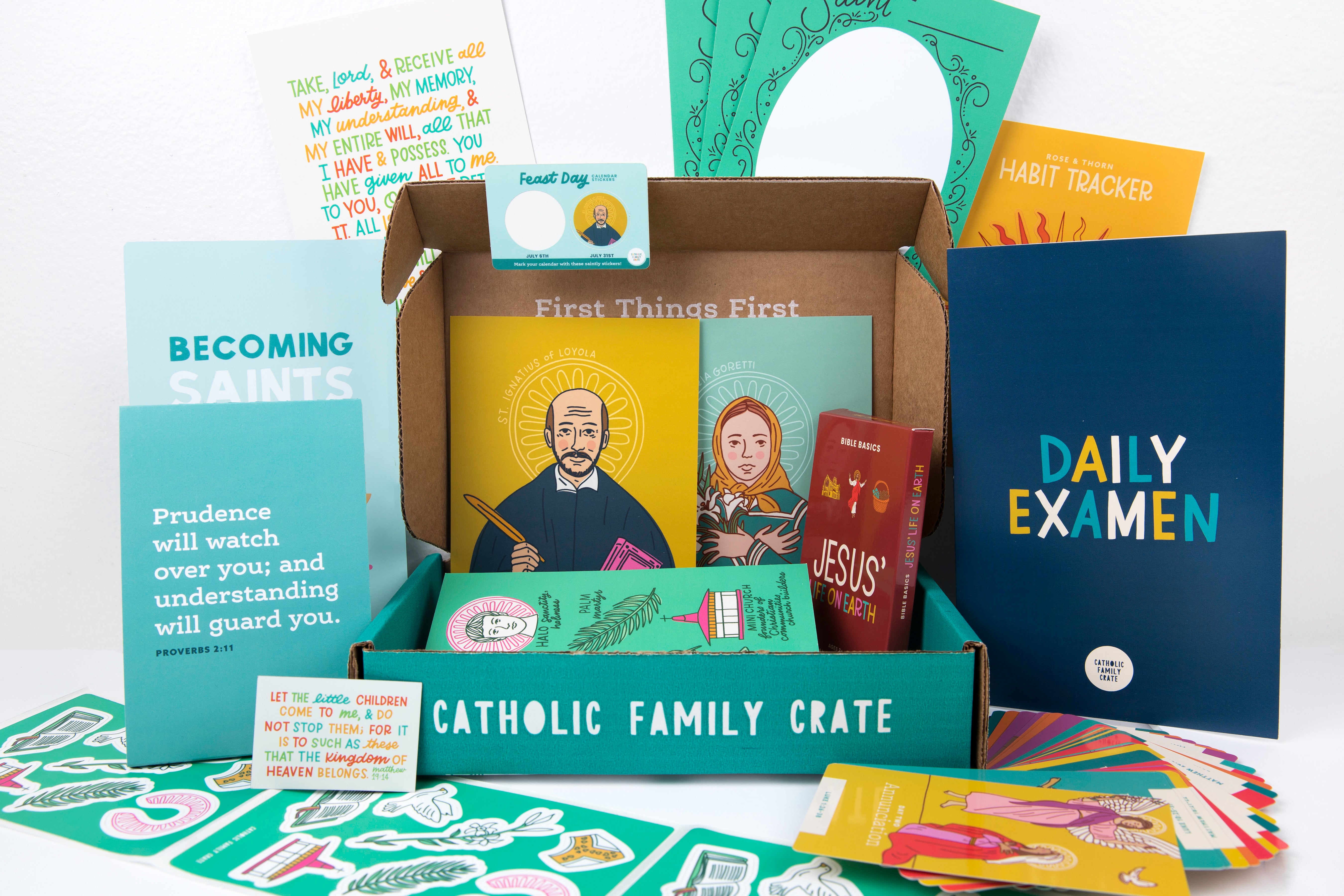 July Crate: St. Maria Goretti, St. Ignatius, Jesus' Life on Earth