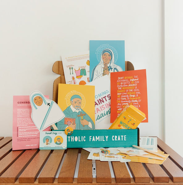 September Crate:  St. Teresa of Calcutta, St. Vincent de Paul, Works of Mercy