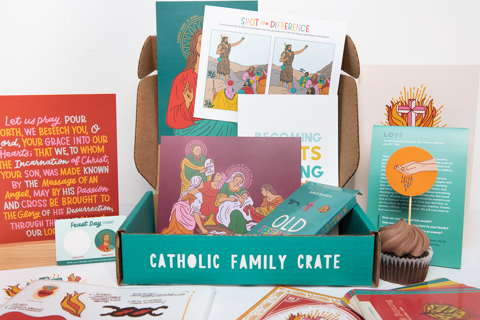 June crate: Sacred Heart, Nativity of John the Baptist, Old Testament