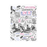Advent Jumbo Activity Sheet, one of the 4 sheets in the Jumbo Activity Sheets Bundle
