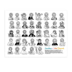 Doctors of the Church Jumbo Activity Sheet, one of the 4 sheets in the Jumbo Activity Sheets Bundle