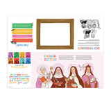 Back of the Doctors of the Church Jumbo Activity Sheet with activities and facts about the saints