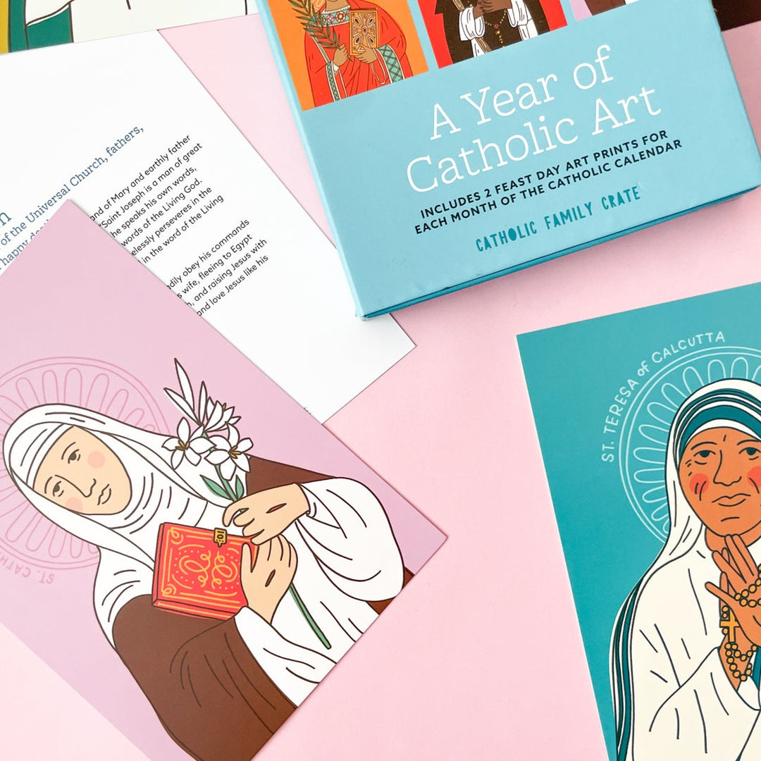 Catholic First Collection A Year of Catholic Art - Collection 1 – Catholic Family Crate