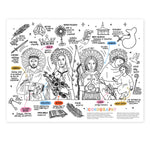Iconography Jumbo Activity Sheet, one of the 4 sheets in the Jumbo Activity Sheets Bundle