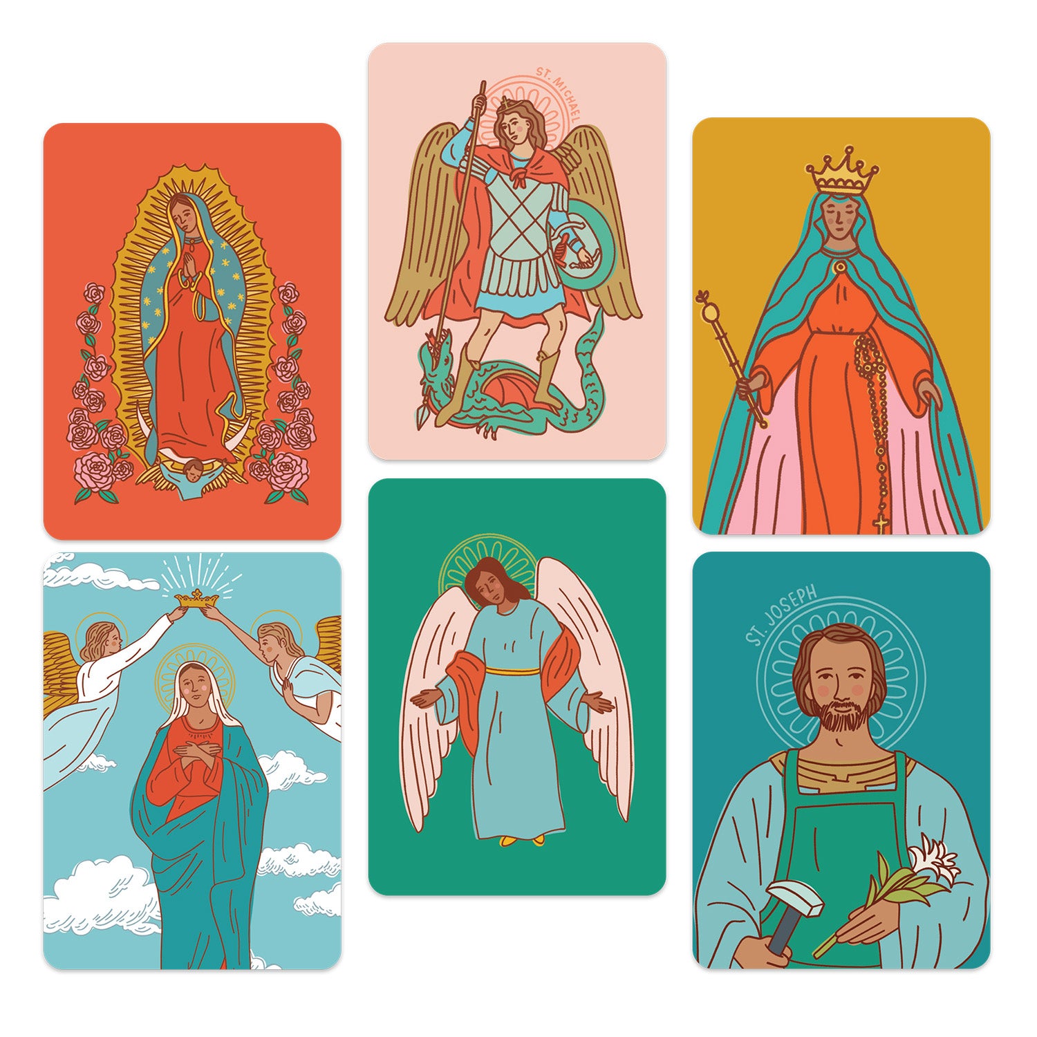 Holy Cards - Catholic Prayers (27 cards) – Catholic Family Crate