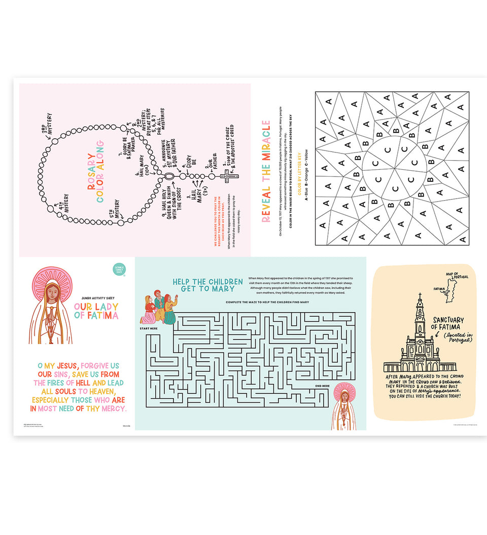 Jumbo Activity Sheets – Catholic Family Crate