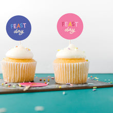 Load image into Gallery viewer, Feast Day Cupcake Toppers
