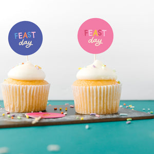 Feast Day Cupcake Toppers