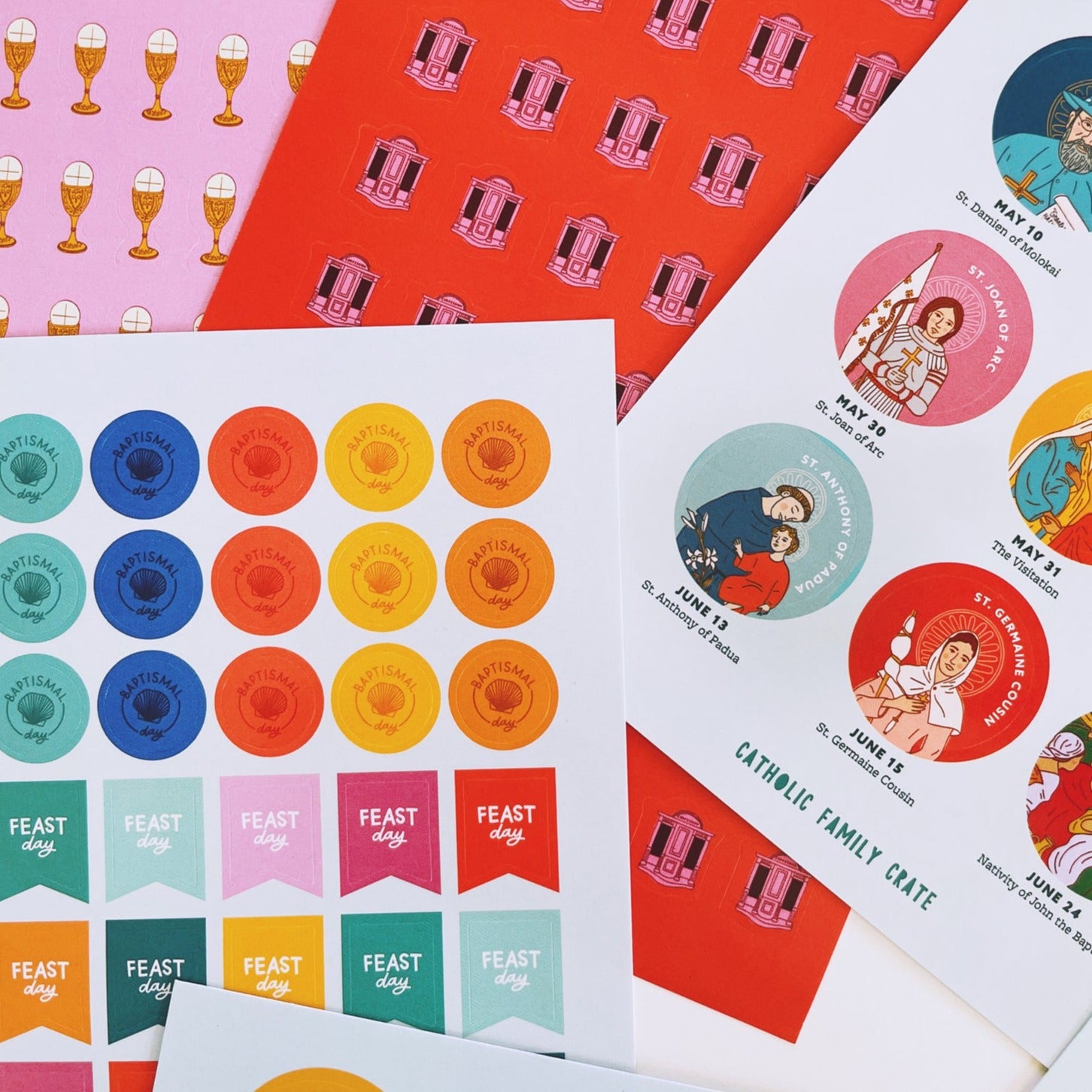 All Stickers Pack – Catholic Family Crate