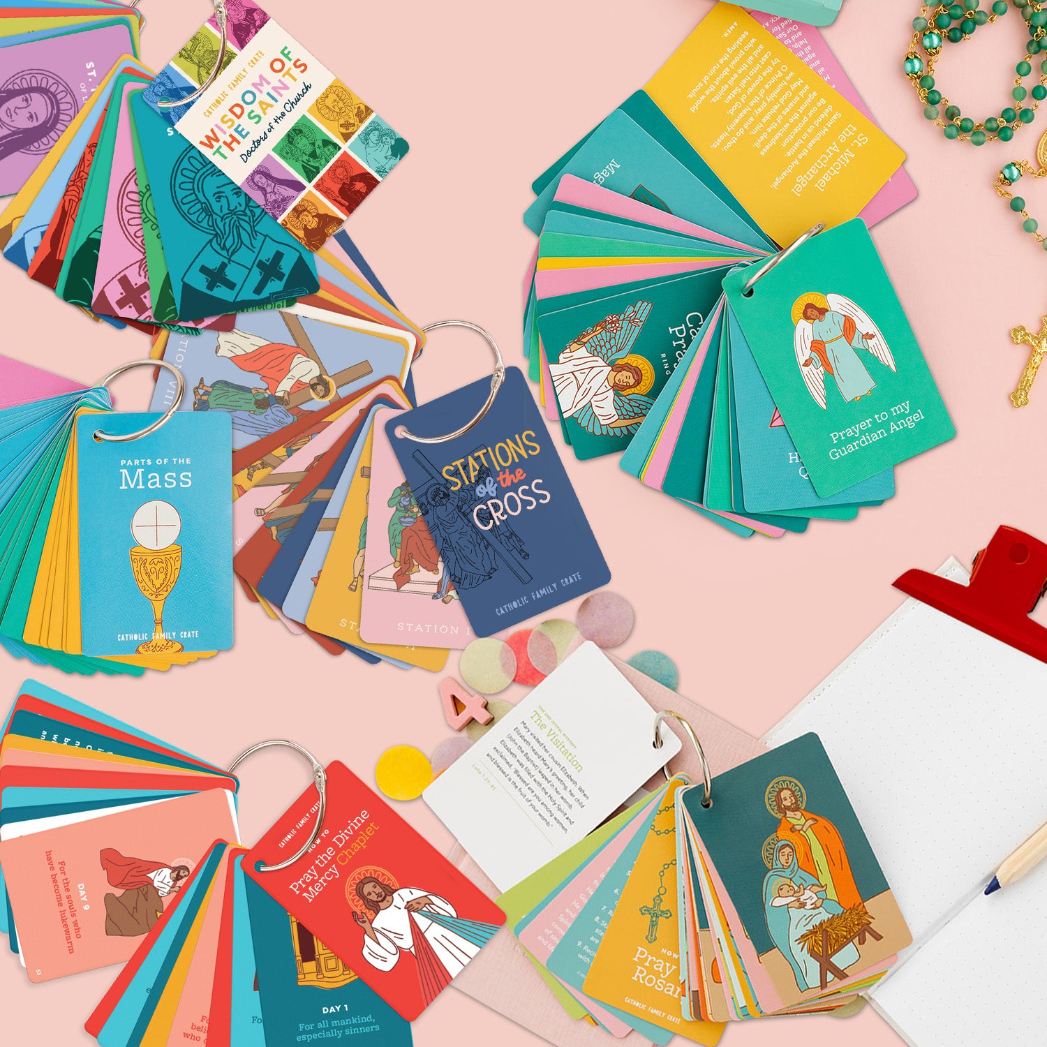 Card Cheat Rings All Card Rings Bundle – Catholic Family Crate