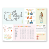 Back of the Rosary Jumbo Activity Sheet with how to pray the Rosary, a rosary word search, saints who loved the Rosary, and connect the dots