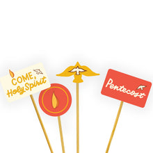 Load image into Gallery viewer, Pentecost Cupcake Toppers
