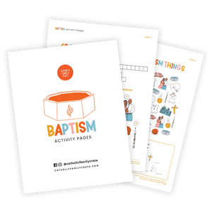 Baptism Activity Pages