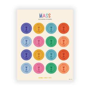 Mass calendar stickers