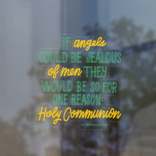 Load image into Gallery viewer, St. Maximillian Kolbe Quote Window Cling

