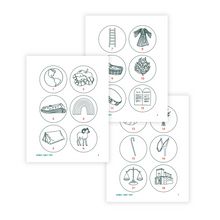 Load image into Gallery viewer, Jesse Tree Ornaments Activity Pack
