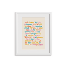 Load image into Gallery viewer, Our Father Prayer Print
