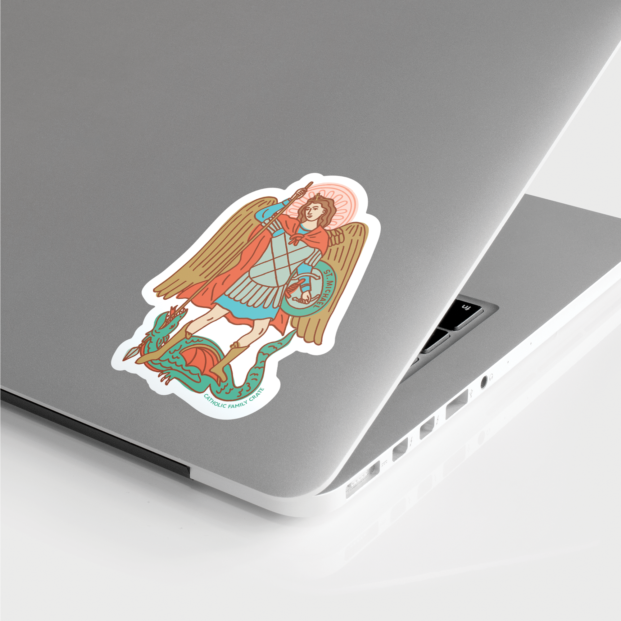 Michael Archangel, Religious, Catholic, Bible,Jesus,Christianity, Catholic  Sticker by MYSUNLIFE