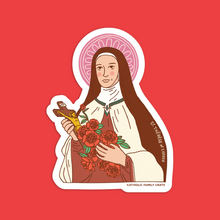 Load image into Gallery viewer, Saint Thérèse of Lisieux Sticker
