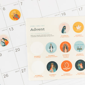 2021 Advent Calendar Stickers