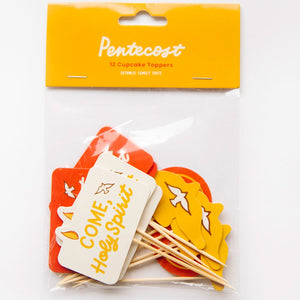 Pentecost Cupcake Toppers