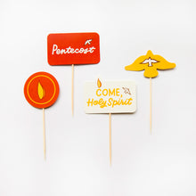 Load image into Gallery viewer, Pentecost Cupcake Toppers
