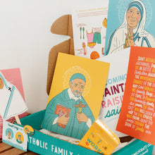 Load image into Gallery viewer, St. Teresa of Calcutta, St. Vincent de Paul &amp; Works of Mercy Crate
