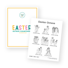 Load image into Gallery viewer, Easter Octave Countdown Coloring Page
