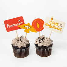 Load image into Gallery viewer, Pentecost Cupcake Toppers
