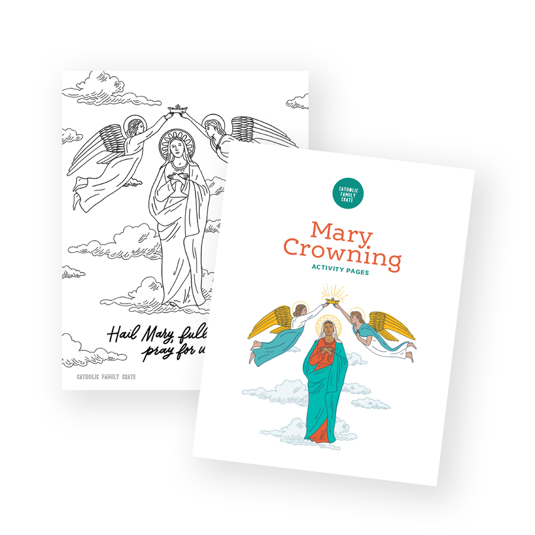 Mary Crowning: Activity Pages